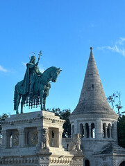 Obraz premium statue of king charles iv