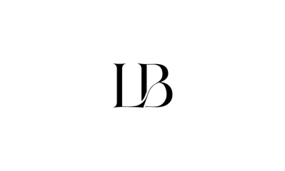 LB initial letters, monogram logo