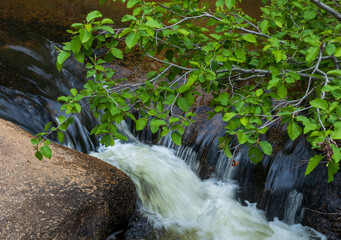 Hidden Falls in Curt Gowdy State Park in Cheyenne, Wyoming