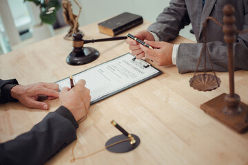 Businessmen consult with lawyers, submit additional documents, and pay for lawyers' services. After...