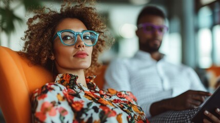 Obraz premium A serene scene of friends enjoying warm beverages in a winter wonderland, surrounded by snow-covered mountains, evoking feelings of coziness, friendship, and tranquility.