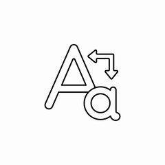 language translation change icon sign vector