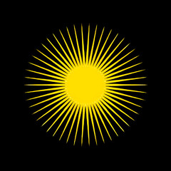 abstract background with rays