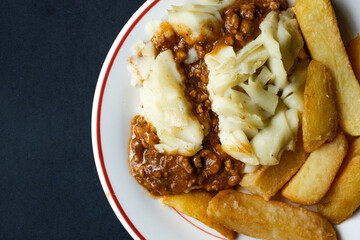 Classic Minced Lamb Shepherds Pie With Thick Cut Chunky  Chips