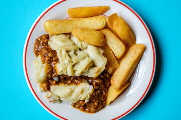 Classic Minced Lamb Shepherds Pie With Thick Cut Chunky  Chips