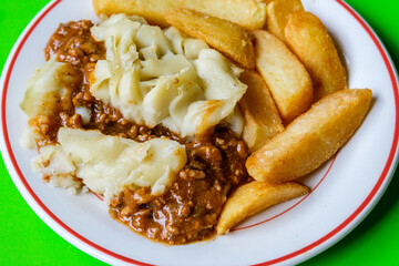 Classic Minced Lamb Shepherds Pie With Thick Cut Chunky  Chips