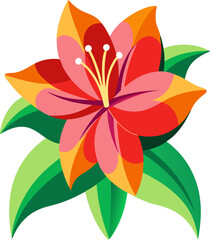 abstract flower vector illustration