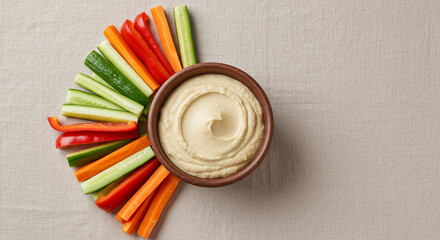  Vegan - Artful Hummus & Crudités