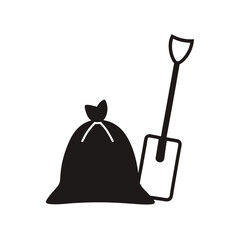 vector illustration of a garden tools