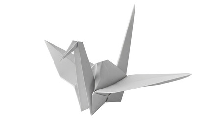 Isolated Origami Crane