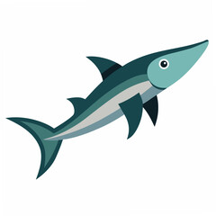 Clean Hickory Tree Clipart Graphic