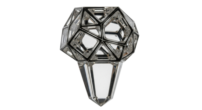 Isolated Crystal Object