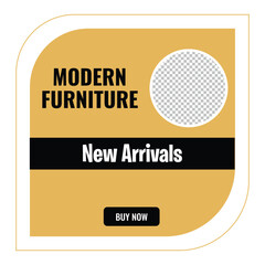 modern furniture new arrivals social media post