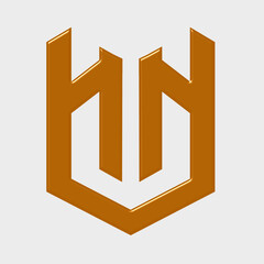 A bold and modern vector illustration of the letters 