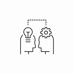 idea exchange bubbles icon sign vector