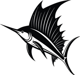Naklejka premium Flounder Fish Illustration