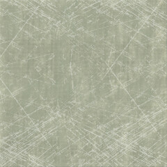 Distressed scratched texture with soft gray-green tones and worn surface lines. Grunge abstract background ideal for graphic design, overlays, scrapbooking, and digital art.