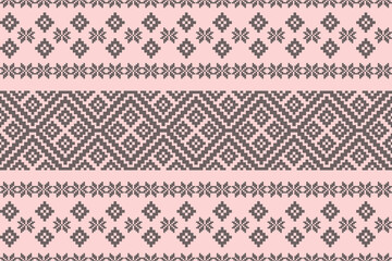 seamless pixel pattern, diamond star flower snow flake