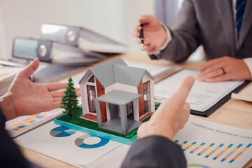 Real estate agent discusses and explains the steps of buying and selling a home. After that, they...