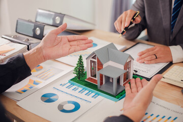 Real estate agent discusses and explains the steps of buying and selling a home. After that, they...