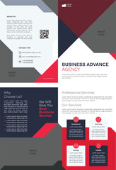 Modern infographic design template for business presentation vector