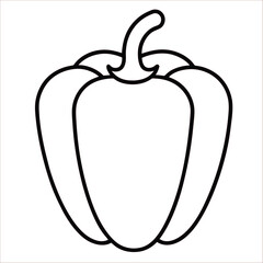 vector illustration of pepper