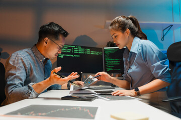 Software Developers Collaborating on Code