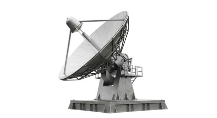 Isolated Satellite Dish