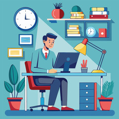 man working on laptop, a boy with laptop, a man sitting a desk with a laptop, business man with laptop, businessman working in office