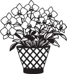 Pink flowers in a vase with green leaves are a beautiful spring decoration, perfect for a floral gift design