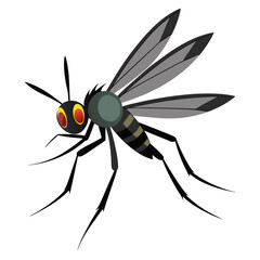 vector illustration of a mosquito