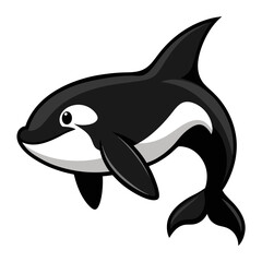 dolphin isolated on white