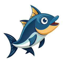 cartoon fish vector illustration