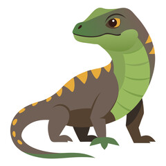 Fototapeta premium vector illustration of cartoon dinosaur