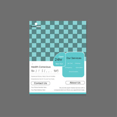 Simple and modern and Minimal Individual Creative and clean corporate flyer design 