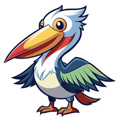 cartoon pelican cartoon