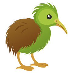 cartoon bird with a flower