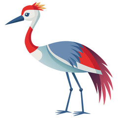 Obraz premium illustration of a crane