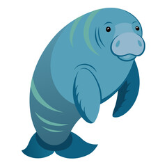 vector illustration of a dolphin
