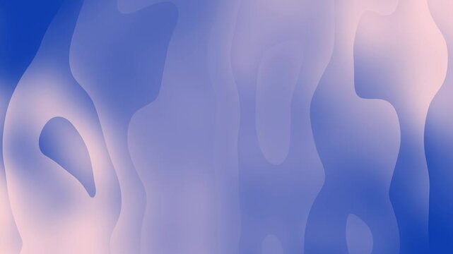 Turbulence corporate blue and peach gradient wave motion 4k background seamless looping