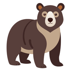 Fototapeta premium brown bear cartoon