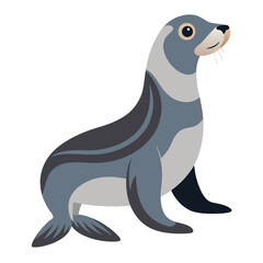 seal on white background