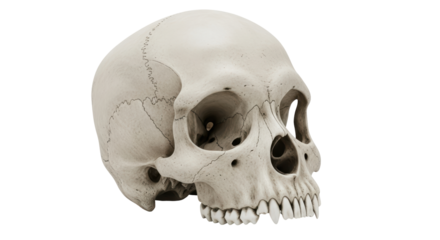 Isolated Human Skull