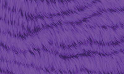 Vibrant purple fur with flowing texture and soft sheen. Eye-catching and bold, perfect for fantasy themes, fashion designs, or striking digital art backgrounds.