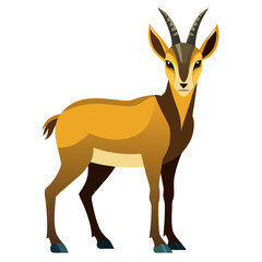 Chamois Silhouette Vector