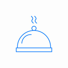 hot dish lid icon sign vector
