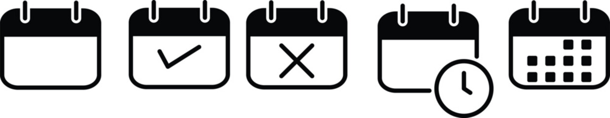 Calendar icon vector. Calendar symbol. vector eps10.