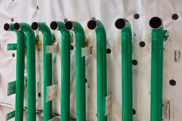 Industrial Pipe Systems utilized in a Construction Environment for various purposes