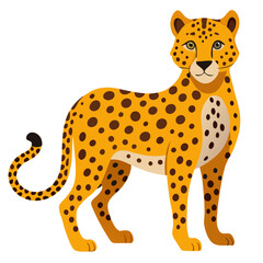 Cheetah Silhouette Vector