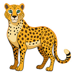 Cheetah Silhouette Vector